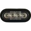 Buyers Products 6 Inch LED Oval Strobe Light with Amber/Blue LEDs and Clear Lens SL62AB
